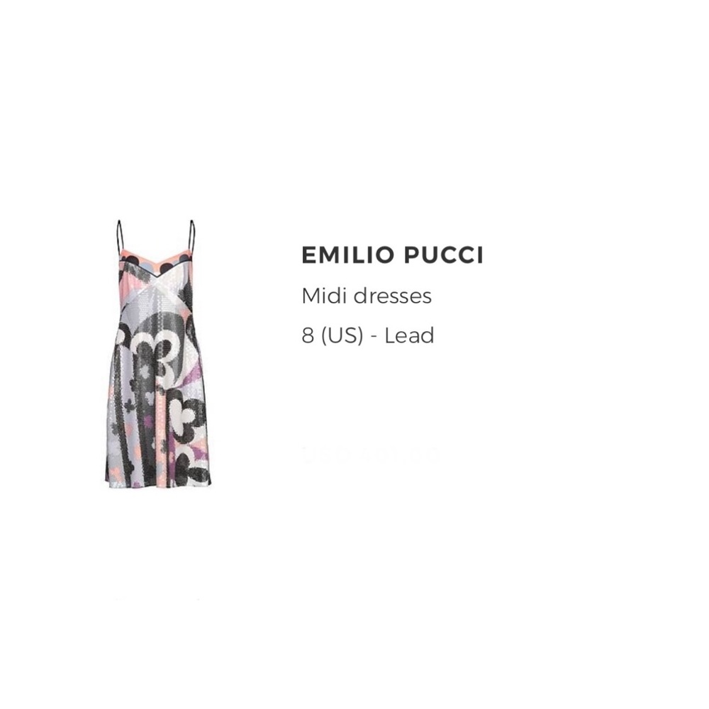 Emilio Pucci short sequins dress